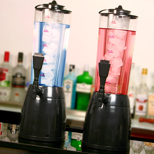 Beverage Dispenser - Chilled Beverage Dispenser with Tap and Spout Cooler Drinking Tower