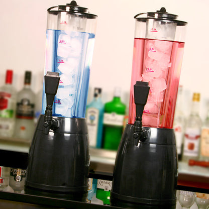 Beverage Dispenser - Chilled Beverage Dispenser with Tap and Spout Cooler Drinking Tower