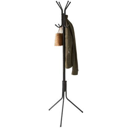 Hook Clothes Hanger - Freestanding Entryway Hook Clothes Hanger (with White Caps)