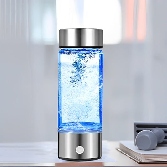 Compact Smart Hydrogen Water Bottle Generator with USB Cable