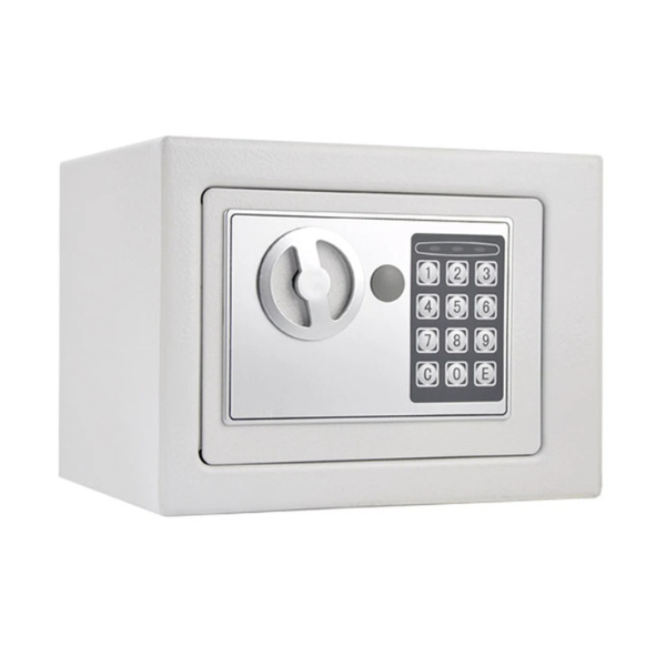 Digital Electronic Safe - Modern Mini Safe Digital Electronic Safe Fireproof with Combination Lock and Key