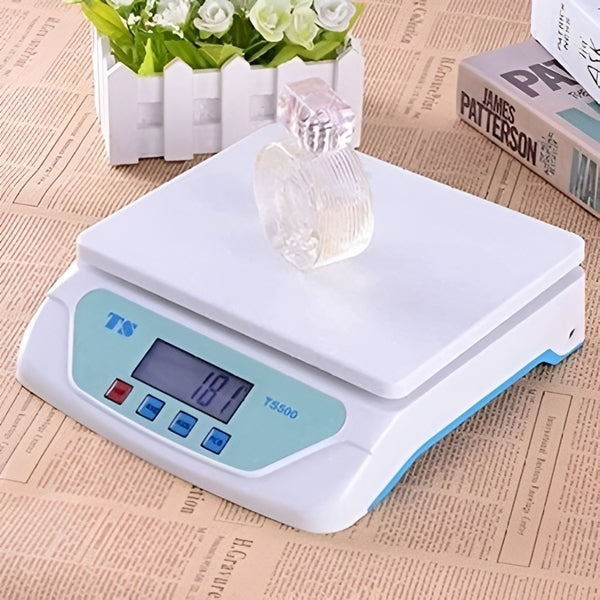 Electronic Compact Scale - Electronic Weighing Kitchen Scale with LCD Display Gram Balance