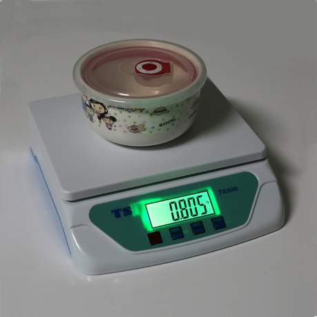 Electronic Compact Scale - Electronic Weighing Kitchen Scale with LCD Display Gram Balance