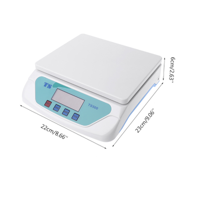 Electronic Compact Scale - Electronic Weighing Kitchen Scale with LCD Display Gram Balance