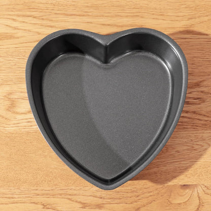 Cake Mould Pans - Set of 2 Heart Shape Carbon Steel Cake Mould Pan