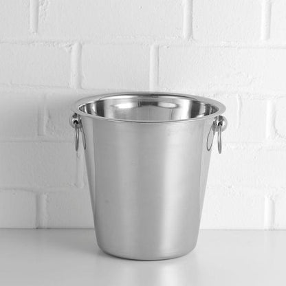 Ice Bucket - Stainless Steel Cocktail Party Beverage Storage Ice Bucket