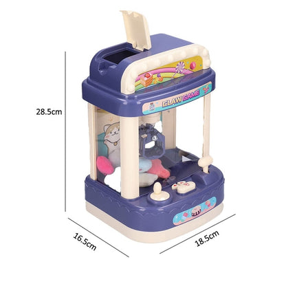 Kids Arcade Claw Machine Toy - Portable Mini Rechargeable Arcade Claw Machine Crane Game Toy for Kids