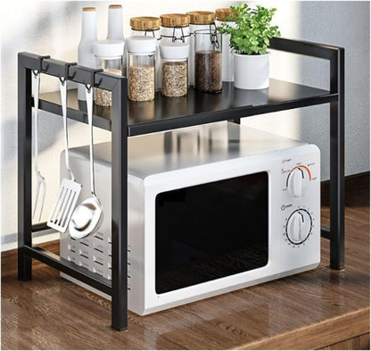 Microwave Oven Rack - Kitchen Microwave Oven Holder Rack Iron Storage Organizer Shelf Stand