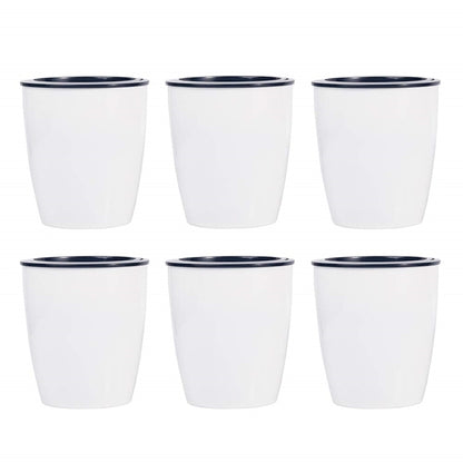 Self-Watering Planter Pots - Modern Decorative Set of 6 Self Watering Planter Pots