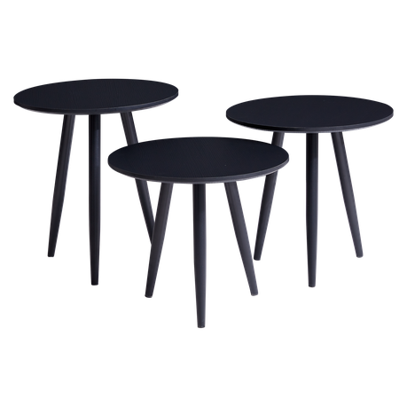 Tripple Coffee Table Set - Modern Round 3 Piece Coffee Table