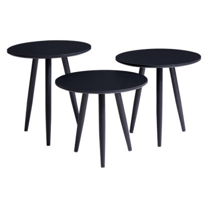 Tripple Coffee Table Set - Modern Round 3 Piece Coffee Table