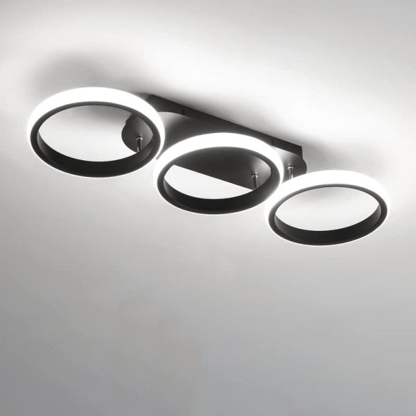 LED Mounted Ceiling Light - Modern Style Three Circle Parallel LED Mounted Ceiling Light