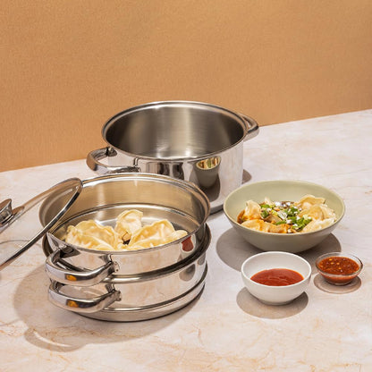 Stainless Steel Steamer - MultiLayer Food Grade Multi-Function Stainless Steel Steamer