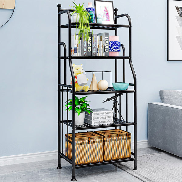 Indoor Outdoor Storage Rack - Multifunction Metal Indoor Outdoor Storage Shelf Home Rack Display Organizer