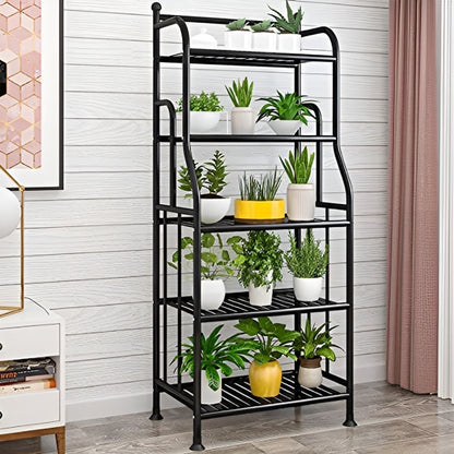 Indoor Outdoor Storage Rack - Multifunction Metal Indoor Outdoor Storage Shelf Home Rack Display Organizer