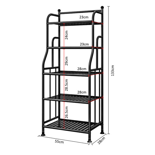 Indoor Outdoor Storage Rack - Multifunction Metal Indoor Outdoor Storage Shelf Home Rack Display Organizer