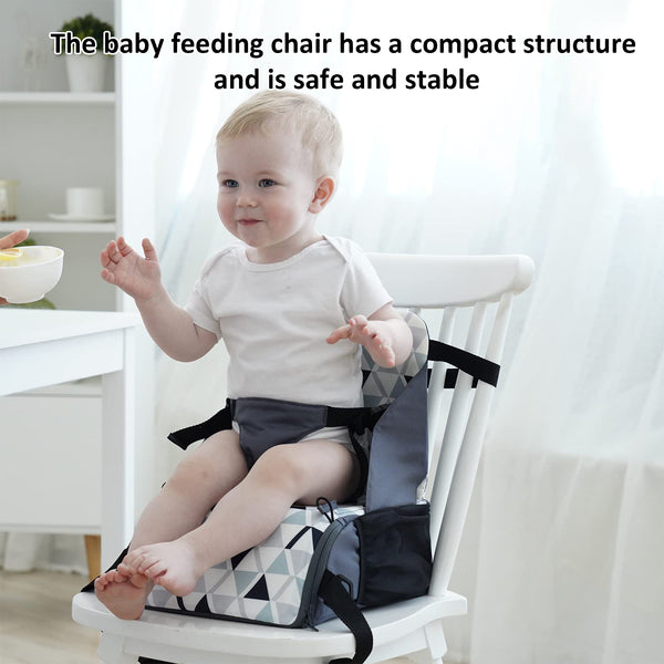 Baby Booster Seat Cushion - Multifunction Portable Baby Booster Seat Cushion for Dining Chairs with Built-in Storage