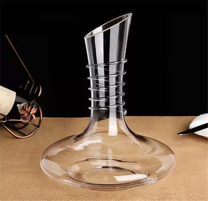 Wine Decanter Carafe - Oblique Opening Design Wine Decanter Carafe