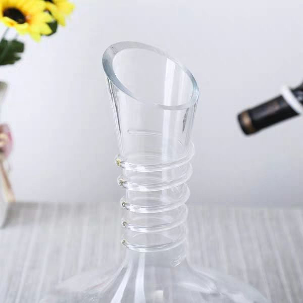 Wine Decanter Carafe - Oblique Opening Design Wine Decanter Carafe