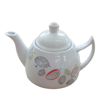 Stylish Design Porcelain Teapot with Tea Infuser