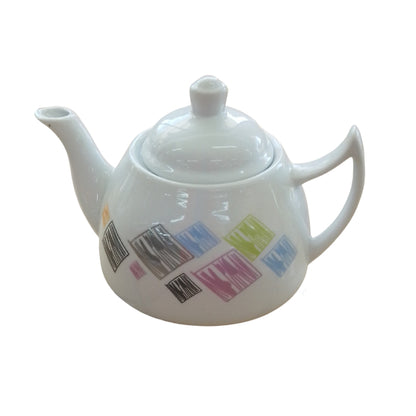 Stylish Design Porcelain Teapot with Tea Infuser