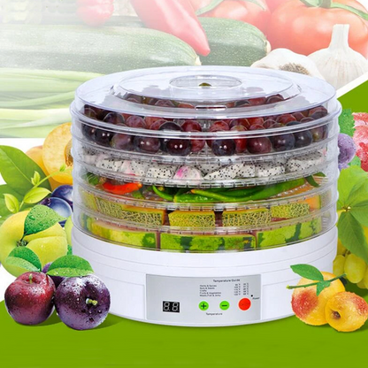 Food Dehydrator Machine - Portable 5 Tray Food Dryer Dehydrator Machine