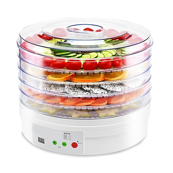 Food Dehydrator Machine - Portable 5 Tray Food Dryer Dehydrator Machine