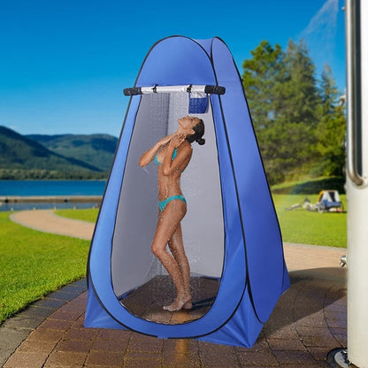 Portable Camping Changing Pop Up Shower Tent with Solar Shower Bag