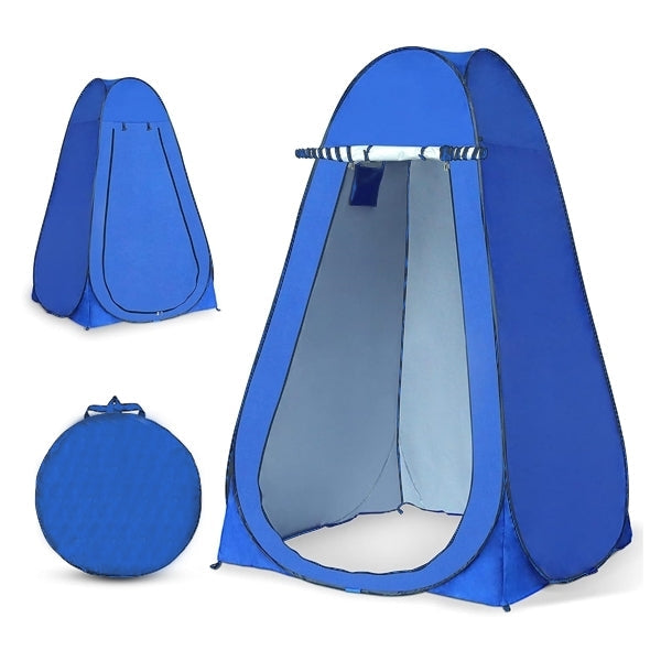 Portable Camping Changing Pop Up Shower Tent with Solar Shower Bag