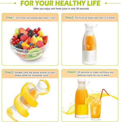 420ml Portable On-The-Go Fruit Juicer