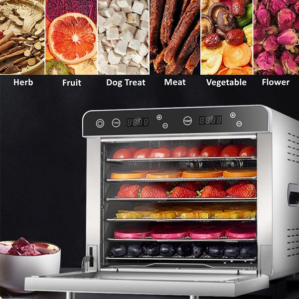 Food Dehydrator Machine - 6 Tier Large Capacity Household Food Dehydrator Machine