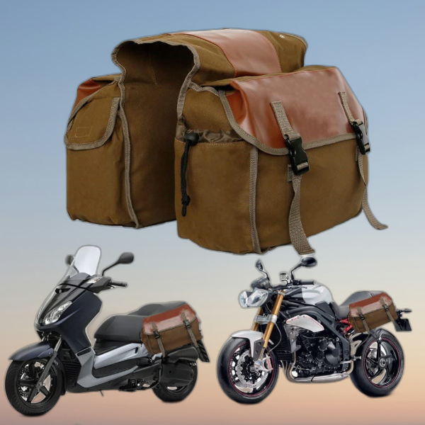 Bike Saddle Pannier - Bag Bike Saddle Pannier Bicycle Rear Rack Seat Canvas Pack Cycling Pouch