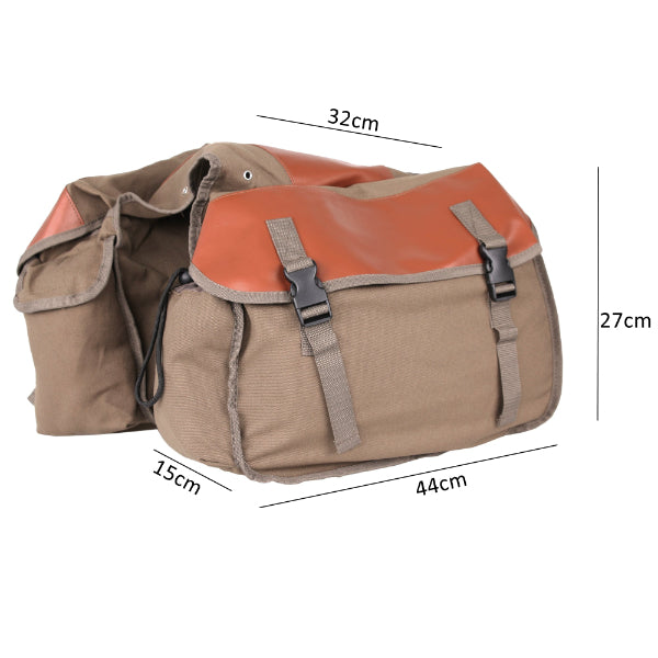 Bike Saddle Pannier - Bag Bike Saddle Pannier Bicycle Rear Rack Seat Canvas Pack Cycling Pouch