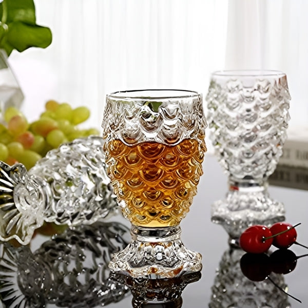 Scaled Water Set - 7 Piece Scaled Designed Glass Water and Juice Set