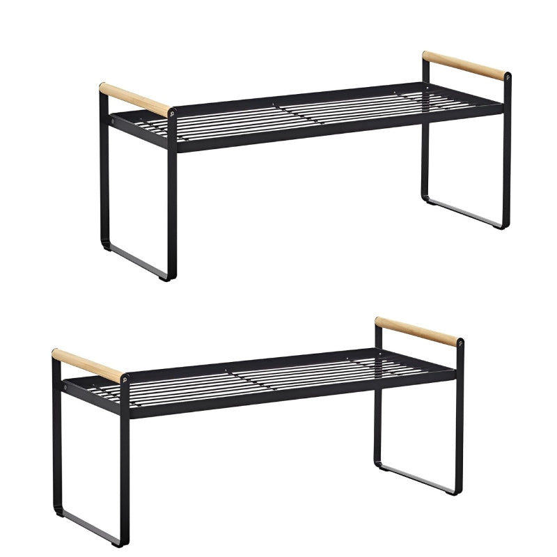 Set of 2 Kitchen Countertop Storage Rack Organizers