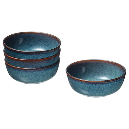 Porcelain Bowls - Set of 4 High Quality Glazed Porcelain Serving Bowls