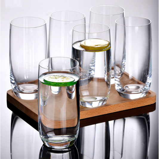 Highball Glasses - Set of 6 Highball Drinking Glasses (350ml)