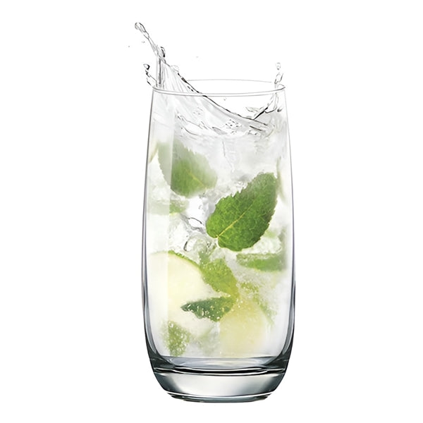 Highball Glasses - Set of 6 Highball Drinking Glasses (350ml)