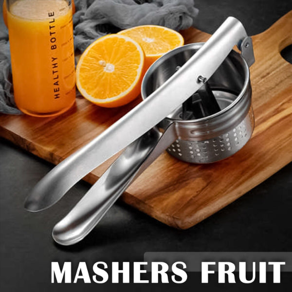 Stainless Steel Potato Ricer Masher  - Multiâ€‘function Stainless Steel Food Ricer Masher Fruit Juicer Squeezer Machine Kitchen Tool