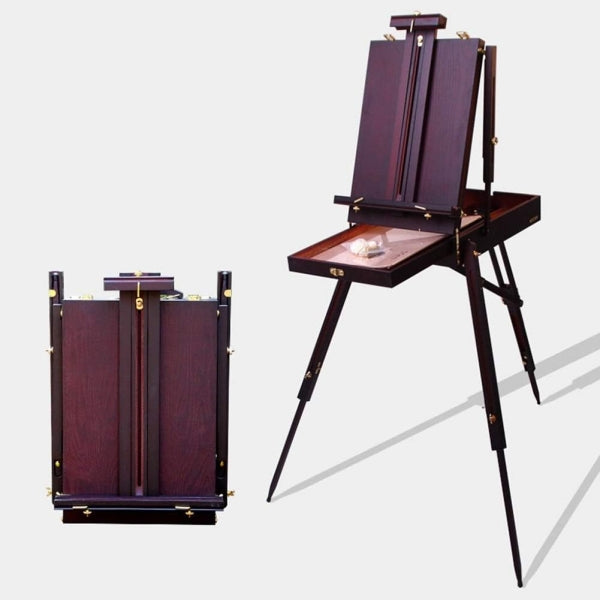 Versatile Sketch Box Easel - Professional Display Portable Art Folding Adjustable Artist Sketch Box Easel