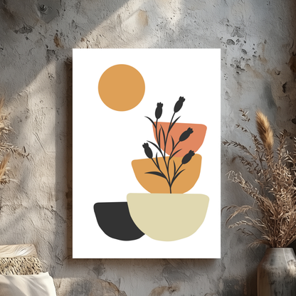 Mounted Wall Art Decor Print - Vibrant, Elegant and Ready to Hang