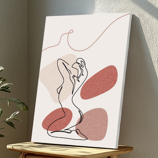 Mounted Wall Art Decor Vinyl Print - Vibrant, Elegant and Ready to Hang (A3-Size)