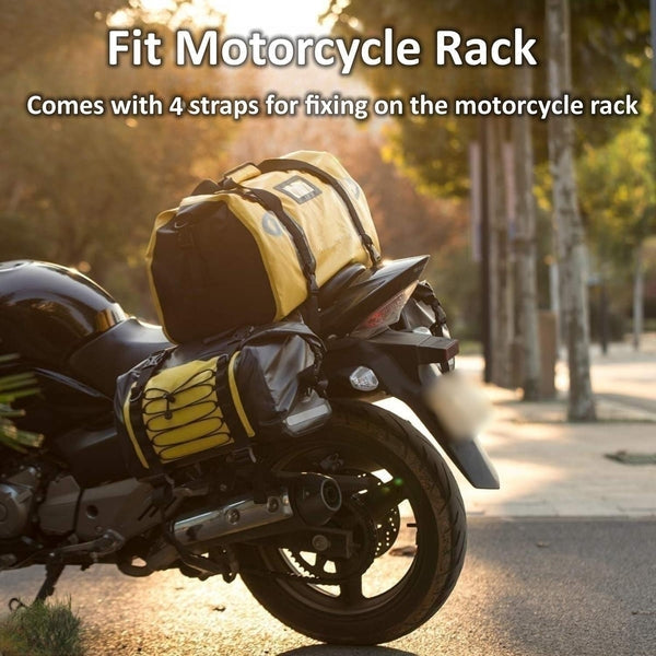 Motorcycle Waterproof Bag - Waterproof Motorcycle Rear Tail Cylinder Travel Dry Duffel Bag