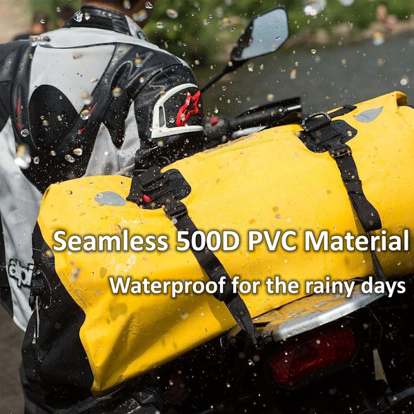 Motorcycle Waterproof Bag - Waterproof Motorcycle Rear Tail Cylinder Travel Dry Duffel Bag