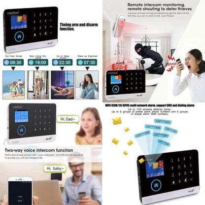 Wi-Fi GSM Wireless Security Alarm System