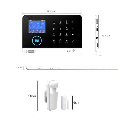 Wi-Fi GSM Wireless Security Alarm System